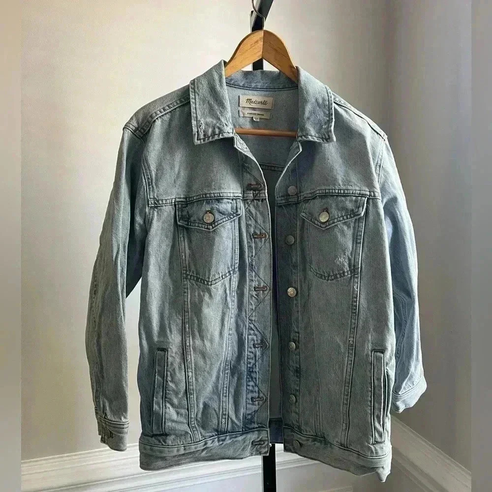 Madewell oversized trucker jacket